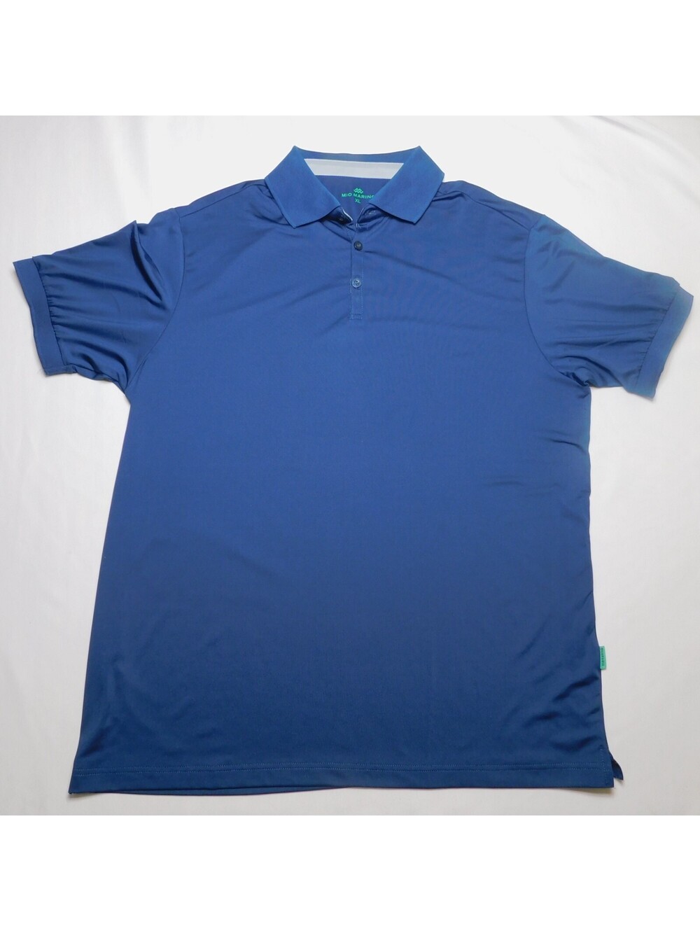 Mio Marino Men’s Polo Shirt Size XL Dark Blue Short Sleeve Golf Athletic Tee